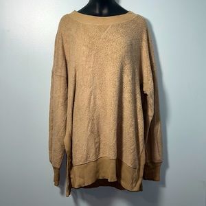 • Aerie Tan Sherpa Sweatshirt Chilled Out
Teddy Bear Fleece Sweatshirt